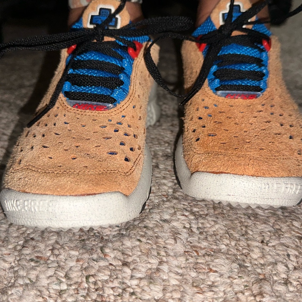 🤎♥️💙🏃♀️🏃♂️NIKE FREE RUN TRAIL DARK RUSSET RED RUNNING SHOES - Picture 9 of 16
